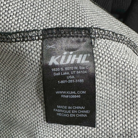 Kuhl Women's Krush Cotton Blend Jacket Internal Contrast Detail Black/Gray XS - Picture 14 of 16